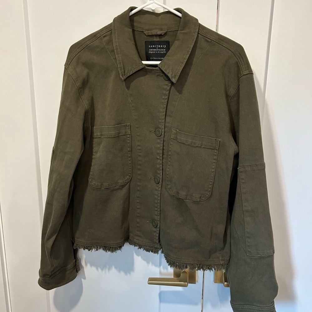 SANCTUARY JACKET GENTLY WORN BOUGHT AT ANTHROPOLOGIE SIZE LARGE